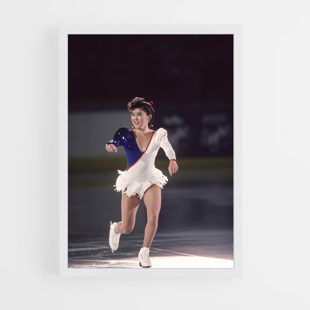 Poster Étoile Glissante – affiche Patinage artistique (vue 3)